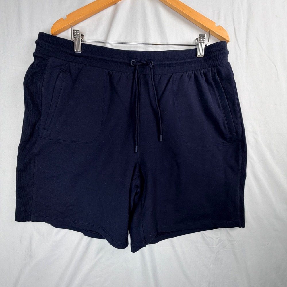 T by Talbots Navy Blue Pima Cotton Modal Lounge Shorts Petite XL PXL NEW